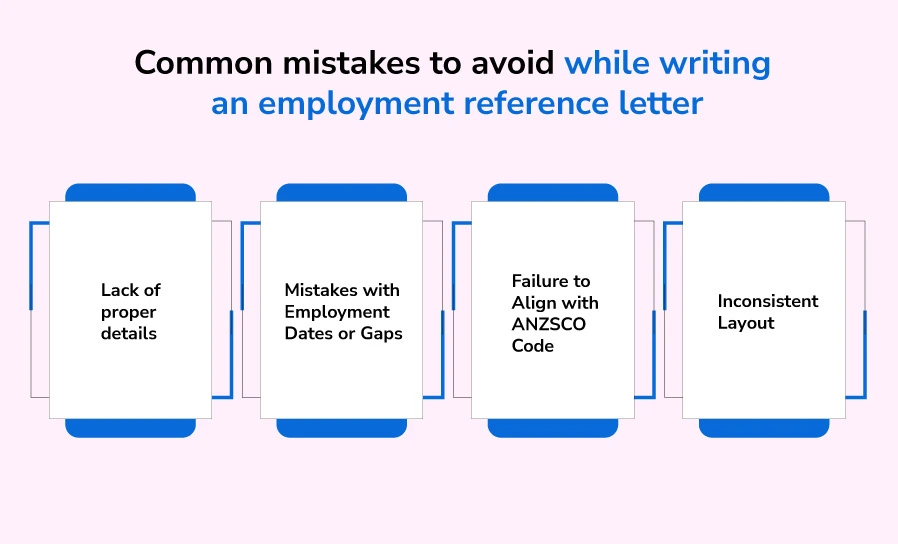 Common mistakes to avoid while writing an employment reference letter